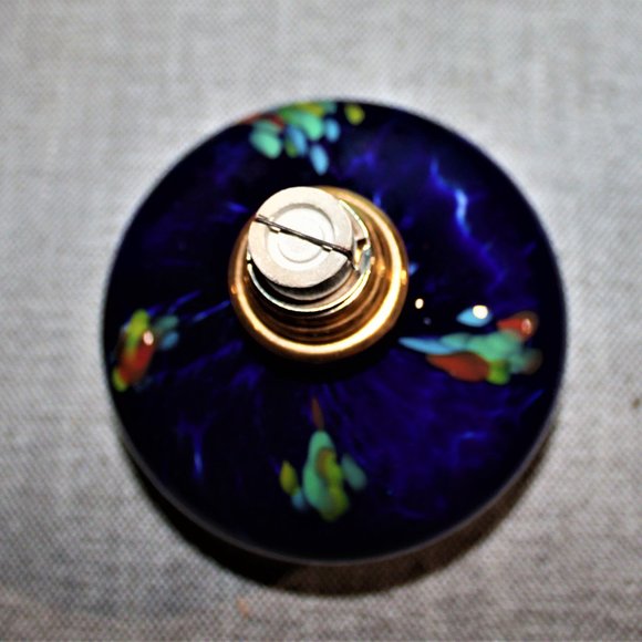 NWOB BEAUTIFUL BLUE GLASS OIL BURNER/DIFUSSER. - Picture 7 of 8